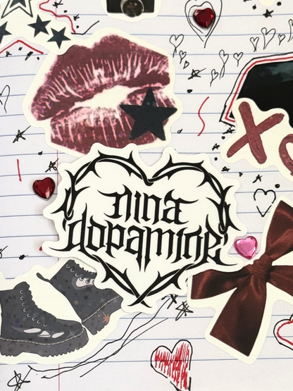 Nina Dopamine Logo Sticker (3 Pack)