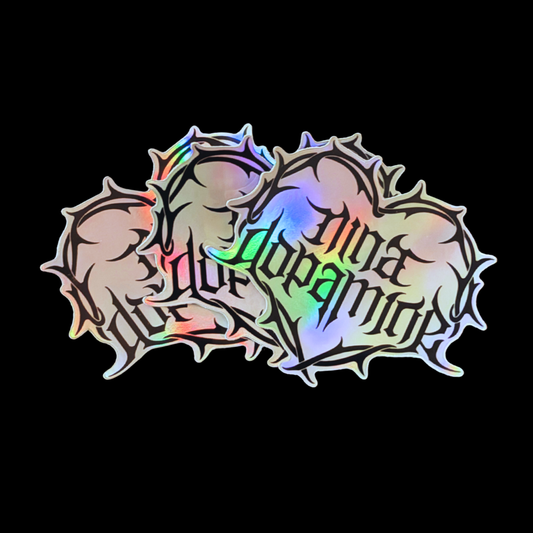 Nina Dopamine Holographic Logo Sticker (3 Pack)