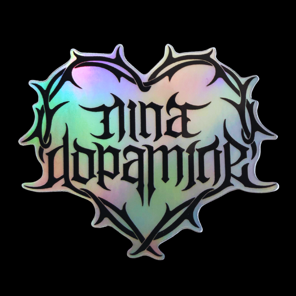 Nina Dopamine Holographic Logo Sticker